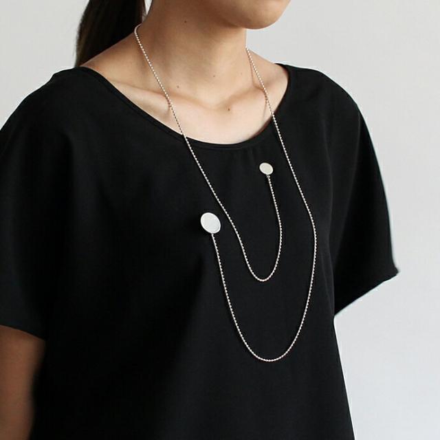 su（スウ） / ocisvncdc02 ORCI シルバーライン ディスクネックレス レディース ギフト プレゼント アクセサリー ジュエリー 20代 30代 40代 50代 60代_7