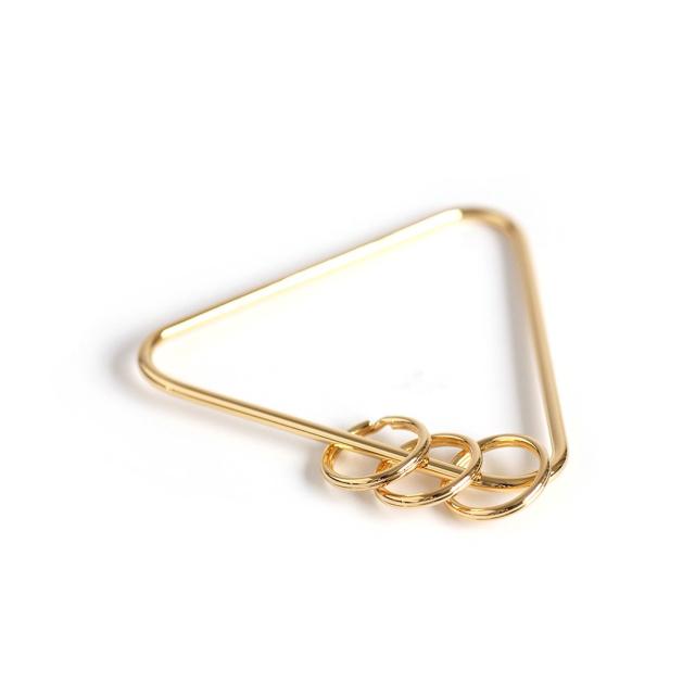 BYOKA (ビョーカ) / H0401 Key ring holder キーリング ホルダー - Gold ゴールド キーホルダー キーケース 人気 鍵 スマートキー プチギフト お祝い 贈り物 …
