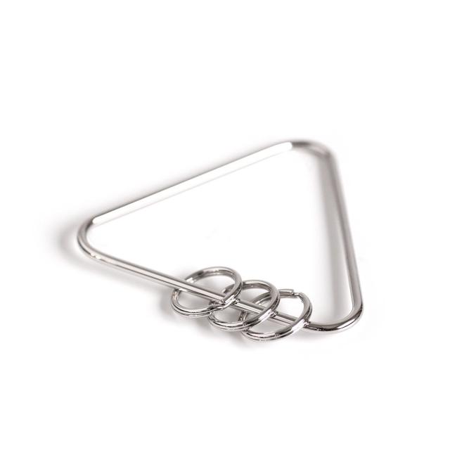 BYOKA (ビョーカ) / H0402 Key ring holder キーリング ホルダー - Rodium ロジウム シルバー キーホルダー キーケース 人気 鍵 スマートキー プチギフト お祝…の通販は 8,034円