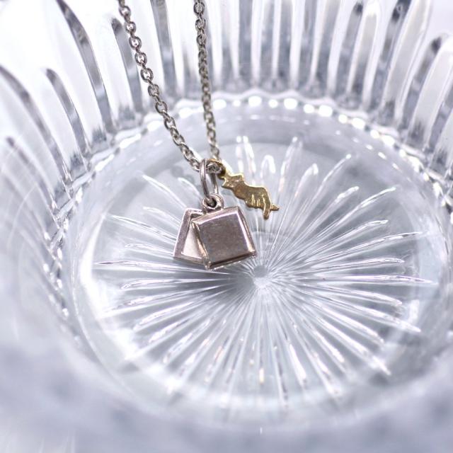 hirondelle et pepin (イロンデールエペパン) / k18 silver sn-24ss-31 トンベ・アムルーズ チャーム ネックレス (70cm)