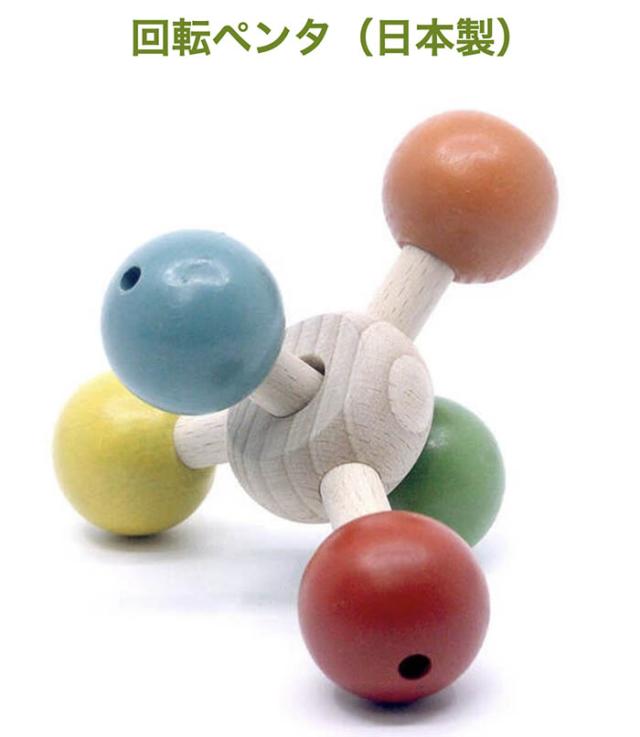 名入れ可 回転ペンタ 赤ちゃん おもちゃ はがため 歯がため 日本製 木のおもちゃ 出産祝い がらがら カタカタ 男の子 女の子 3ヶ月の通販はau Pay マーケット 木のおもちゃ製作所 銀河工房