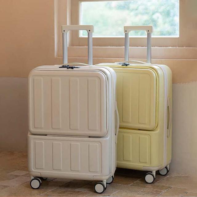 スーツケース Sサイズ 機内持ち込み 前開き トップオープン USBポート