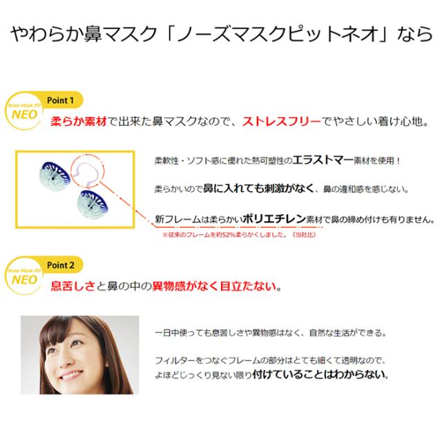 ノーズマスクピットネオ 9個入45日分 花粉 マスク 最強 花粉症 対策 マスク 花粉 洗える 花粉症 マスク 日本製マスク 花粉対策 鼻マスの通販はau Pay マーケット バイオインターナショナル