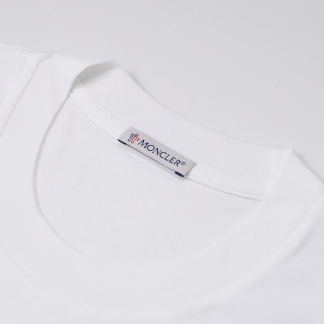 【国内発送】MONCLER クリスタル ロゴ 半袖 Tシャツ 8C00034 MONCLER モンクレール Tシャツ クリスタル ロゴ 半袖 Tシャツ