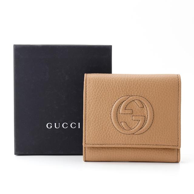 GUCCI グッチ SOHO コンパクトl三つ折り財布 598207 新品 ギフト