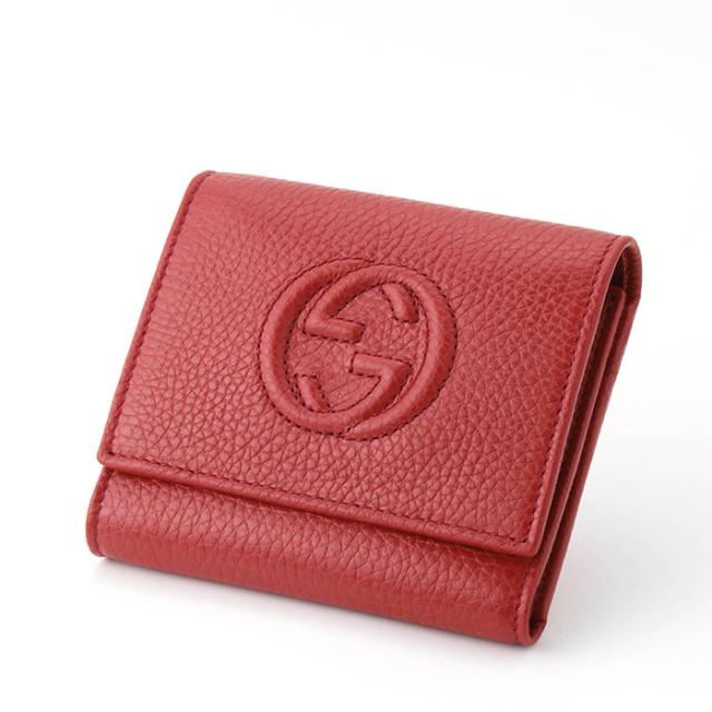 【国内発送】GUCCI SOHO コンパクトl三つ折り財布 598207 ギフト GUCCI グッチ SOHO コンパクトl三つ折り財布 598207 新品 ギフト