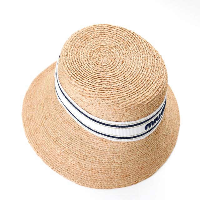 送料無料】MIUMIU ミュウミュウ 5HC342 ファブリックハット