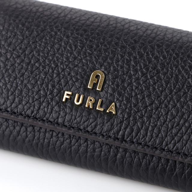 ★ 新品 FURLAキーケース ブラック キーケース FURLA フルラ キーケース レザー クラシック キーフック