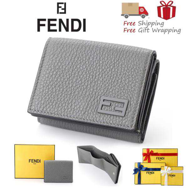 FENDI フェンディ 財布 三つ折り ミニ財布 7M0280 新品 本物保証 ラッピング ギフトプレゼント 無料 ギフト ギフトラッピング