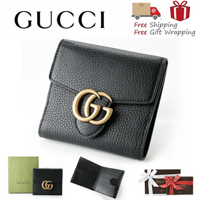 送料無料】 GUCCI グッチ 財布 GGマーモント 二つ折り財布 782749 新品