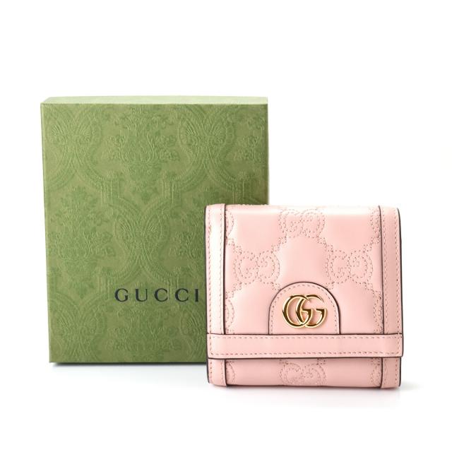 GUCCI グッチ 723799 マトラッセ 二つ折り ミニ財布 新品 ギフト プレゼント 贈り物 無料 ラッピング 包装_1