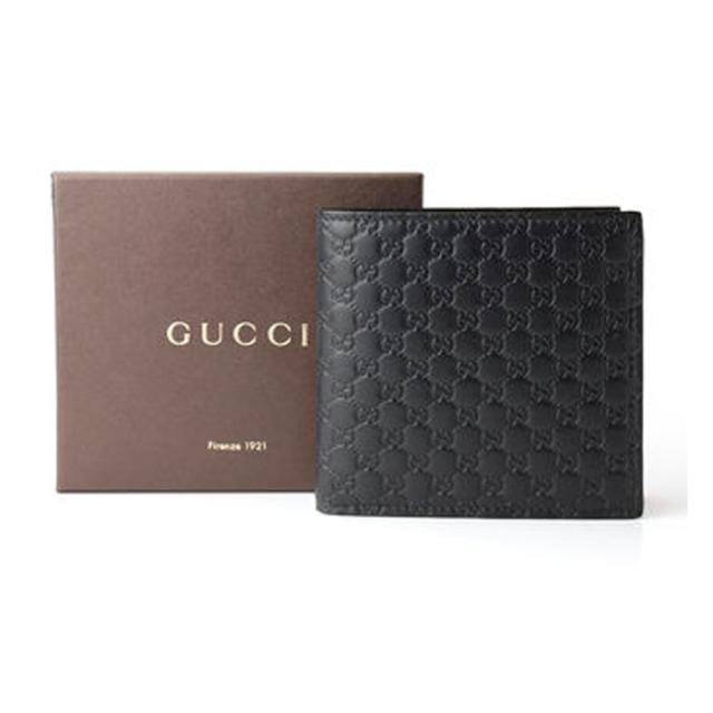 GUCCI 二つ折り財布 ダークブラウン 1921