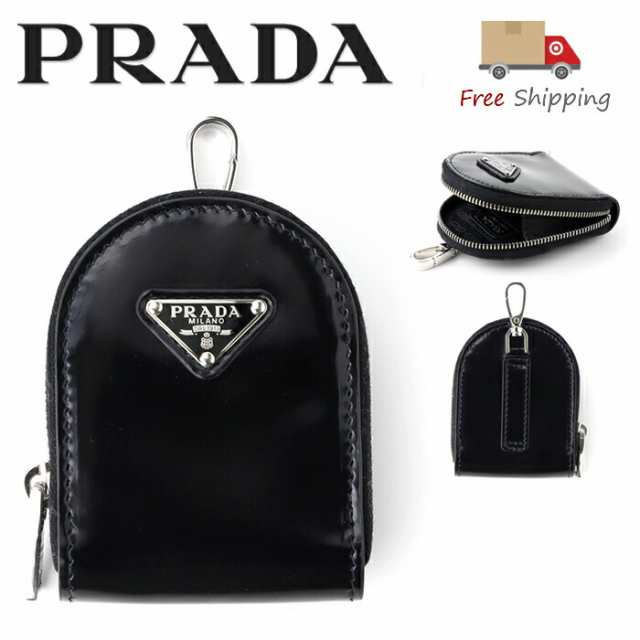 国産原料100% PRADA PRADA プラダ バッグチャーム コインケース 財布