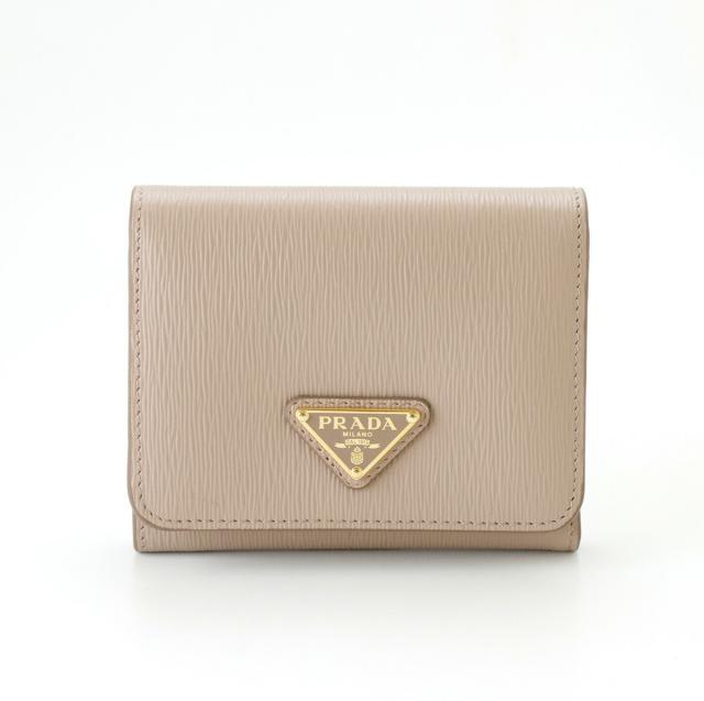 【送料無料・アウトレット】 PRADA プラダ 財布 1MH176 CIPRIA NERO 3つ折り財布 ロゴ 新品 ギフト プレゼント プレゼント ギフト 贈り物 無料 ラッピング 包装_2