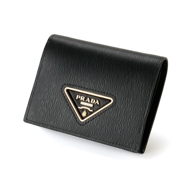 PRADA プラダ 財布 2つ折り財布 1MV204 三角ロゴ 新品 ギフト