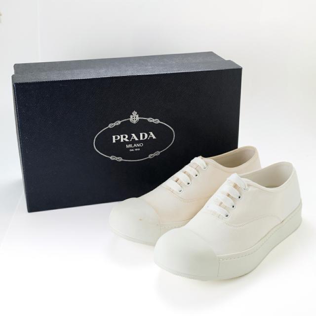 PRADA プラダ スニーカー 6 25cm 2EG199 新品 ギフト プレゼント