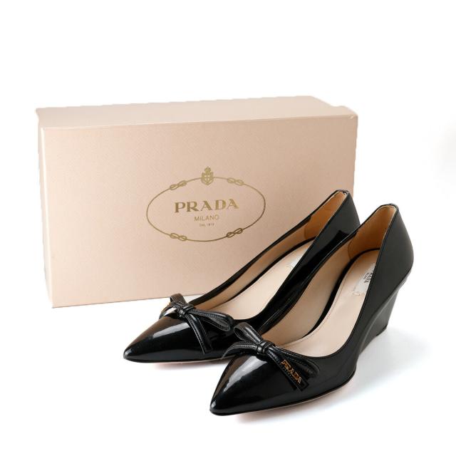 【送料無料・アウトレット】PRADA プラダ  パンプス  1I185D パンプス 38.5 25.5cm  新品 ギフト プレゼント プレゼント ギフト 贈り物 無料 ラッピング 包装