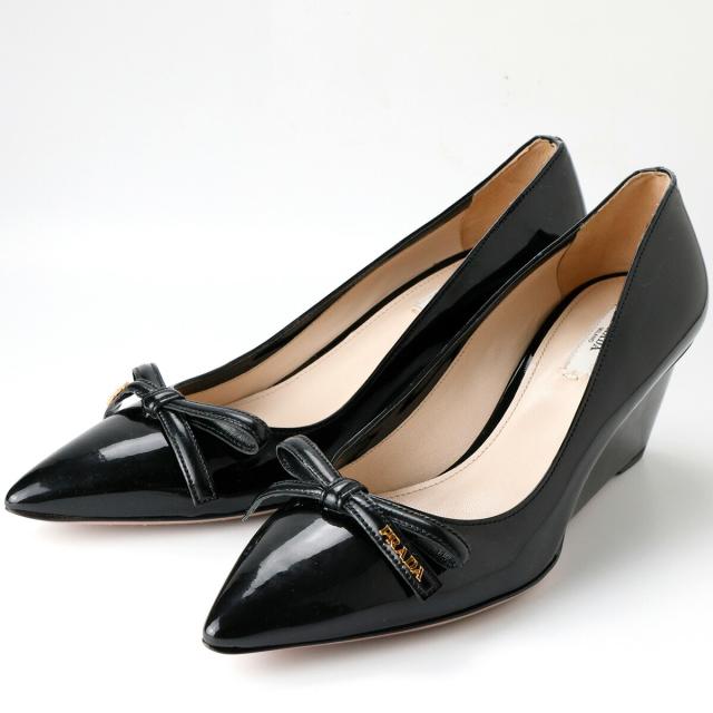 【送料無料・アウトレット】PRADA プラダ  パンプス  1I185D パンプス 38.5 25.5cm  新品 ギフト プレゼント プレゼント ギフト 贈り物 無料 ラッピング 包装