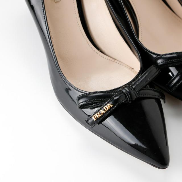 【送料無料・アウトレット】PRADA プラダ  パンプス  1I185D パンプス 38.5 25.5cm  新品 ギフト プレゼント プレゼント ギフト 贈り物 無料 ラッピング 包装