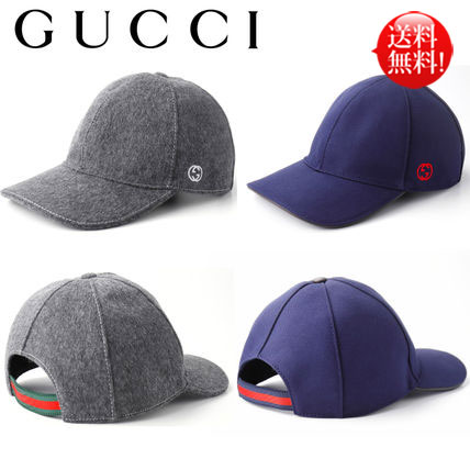 GUCCI グッチ シンプル キャップ 353505 387554 帽子 グレー ネイビー 新品 本物保証 ギフト プレゼント ！