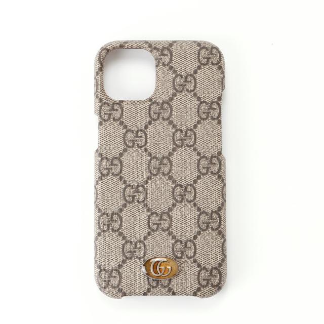 【美品】　グッチ　iPhoneケース　14pro max GGスプリーム グッチ iPhone15 Pro/14Proケース お手持ちベルト付き GUCCI