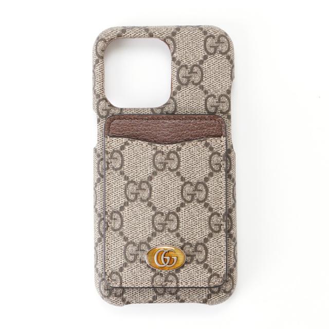 極美品ꕥGUCCI グッチ iPhone13pro オフィディア カード入れ付き GUCCI グッチ スマホケース カード収納付き iPhone 13 13Pro 13Pro MAX