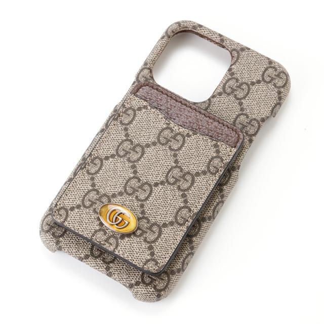 新品GUCCI グッチ iPhone 13 カードスロット付 アイフォーンケース 新品GUCCI グッチ iPhone 13 カードスロット付 アイフォーンケース
