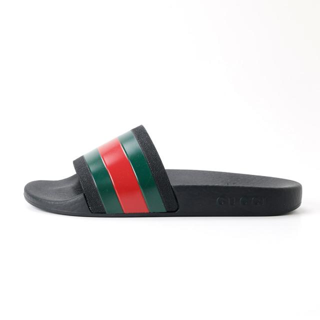 【送料無料】GUCCI グッチ サンダル　キッズ ウェブ付き ラバー サンダル 33 21cm 新品 ギフト プレゼント プレゼント ギフト 贈り物 無料 ラッピング 包装_4