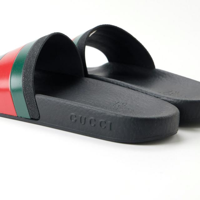 【送料無料】GUCCI グッチ サンダル　キッズ ウェブ付き ラバー サンダル 33 21cm 新品 ギフト プレゼント プレゼント ギフト 贈り物 無料 ラッピング 包装_7