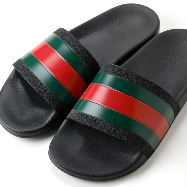 【送料無料】GUCCI グッチ サンダル　キッズ ウェブ付き ラバー サンダル 33 21cm 新品 ギフト プレゼント プレゼント ギフト 贈り物 無料 ラッピング 包装_9