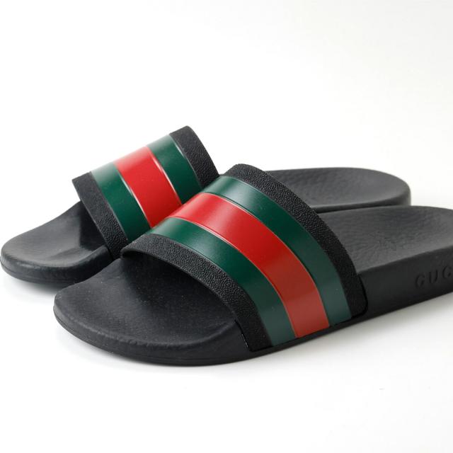 【送料無料】GUCCI グッチ サンダル　キッズ ウェブ付き ラバー サンダル 33 21cm 新品 ギフト プレゼント プレゼント ギフト 贈り物 無料 ラッピング 包装_10