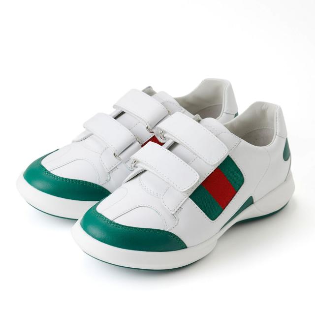 【送料無料】GUCCI グッチ キッズ ウェブ スニーカー 772406 29 18.6cm 新品 ギフト プレゼント プレゼント ギフト 贈り物 無料 ラッピング 包装_2