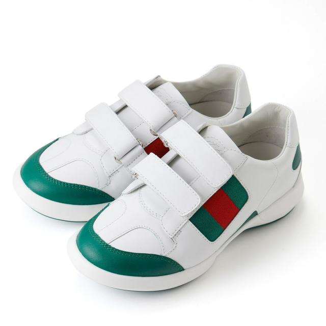 【送料無料】GUCCI グッチ キッズ ウェブ スニーカー 772406 29 18.6cm 新品 ギフト プレゼント プレゼント ギフト 贈り物 無料 ラッピング 包装_3