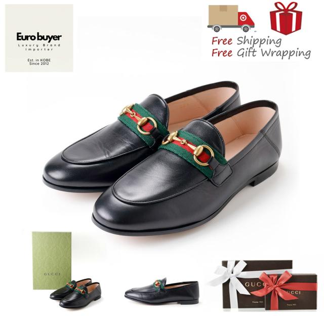 【送料無料】GUCCI グッチ ローファー　ウェブローファー 631619 35 22cm 新品 ギフト プレゼント プレゼント ギフト 贈り物 無料 ラッピング 包装
