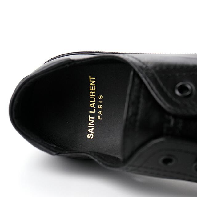 SAINT LAURENT サンローラン レザースニーカー ブラック 519334 新品 本物保証ギフト ラッピング プレゼント 無料ギフトラッピング対応可!_6
