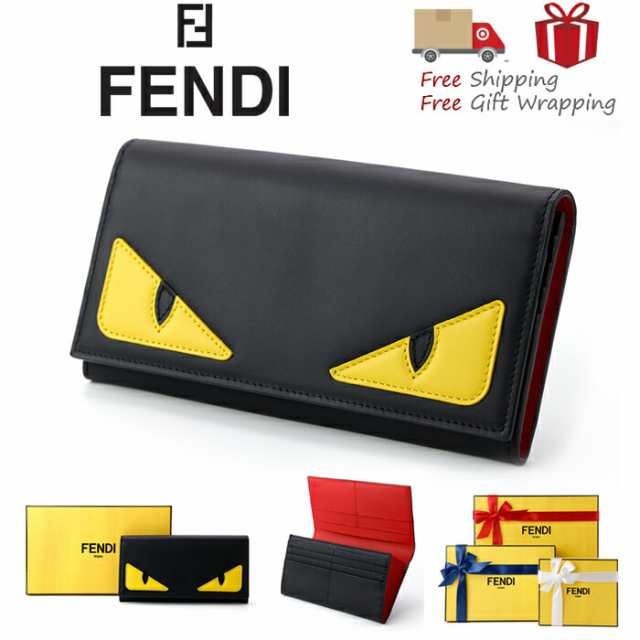 FENDI フェンディ 財布 コンチネンタル 長財布 BUGS 7M0264 ギフト