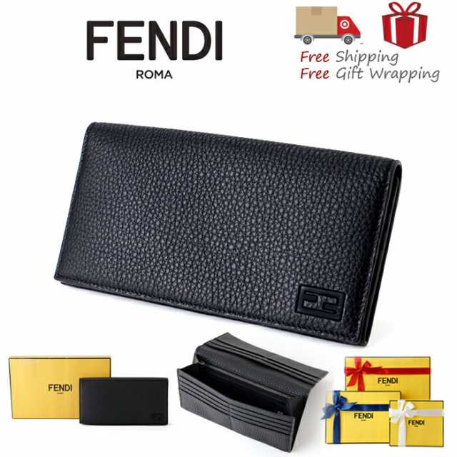 【送料無料】 FENDI フェンディ 7M0264 フラップ 長財布 FFロゴ 新品 プレゼント ギフト 贈り物 無料 ラッピング 包装