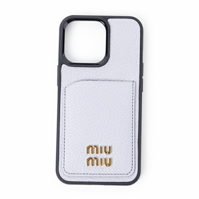 MIUMIU ミュウミュウ スマホケース 5ZH149 iPhone13 Pro ケース カード
