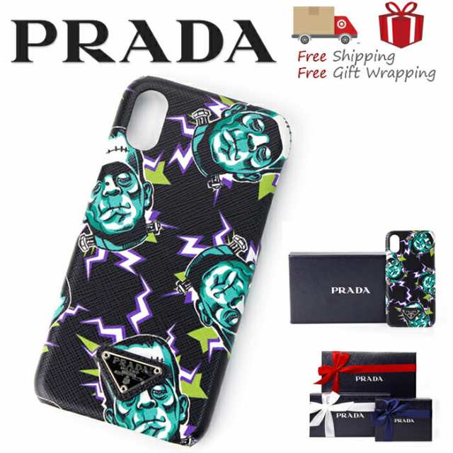 PRADA プラダ スマホケース 2ZH058 iPhoneX iPhoneXS ケース ポーチ