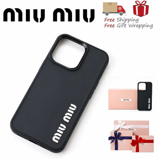 【送料無料】 MIUMIU ミュウミュウ スマホケース 5ZH149 iPhone13 Pro ケース 新品ギフト ラッピング プレゼント プレゼント ギフト 贈り物 無料 ラッピング 包装