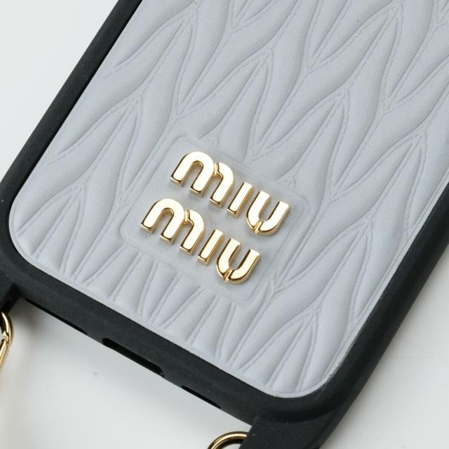 MIUMIU ミュウミュウ スマホケース  iPhone 15 15Pro ケース 5ZH184 5ZH185 新品ギフト ラッピング プレゼント ギフト 贈り物 無料 ラッピング 包装_3
