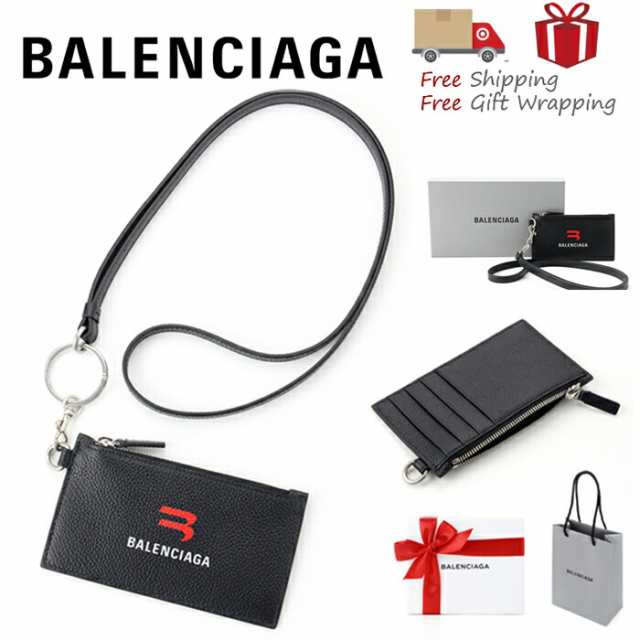 BALENCIAGA バレンシアガ 財布 ネックウォレット ストラップ付 新品 ギフト プレゼンギフト 贈り物 無料 ラッピング 包装｜au PAY  マーケット