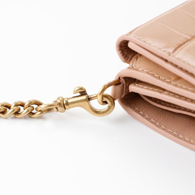 【送料無料】BALENCIAGA バレンシアガ 618145 チェーン付き 三つ折り財布 財布 新品 ギフト プレゼン 贈り物 無料 ラッピング 包装