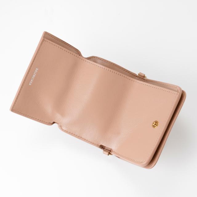 送料無料】BALENCIAGA バレンシアガ 618145 チェーン付き 三つ折り財布