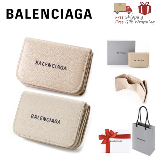 【送料無料】BALENCIAGA バレンシアガ  593813 Cash Mini Wallet ミニ財布　財布  新品 ギフト プレゼン 贈り物 無料 ラッピング 包装