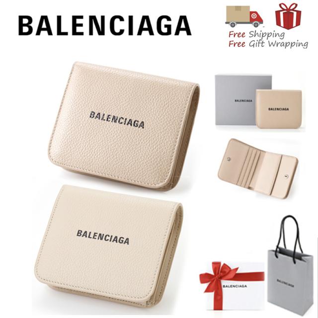 【送料無料】BALENCIAGA バレンシアガ  594216 2つ折り ミニ　財布  新品 ギフト プレゼン 贈り物 無料 ラッピング 包装の通販は 29,120円