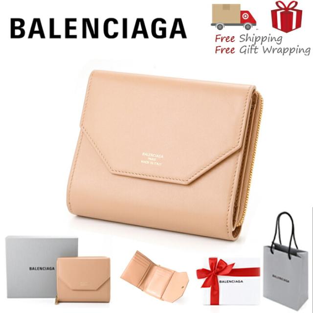【送料無料】 BALENCIAGA バレンシアガ 財布　753762 ENVELOPE 三つ折り財布 新品 ギフト プレゼント プレゼント ギフト 贈り物 無料 ラッピング 包装
