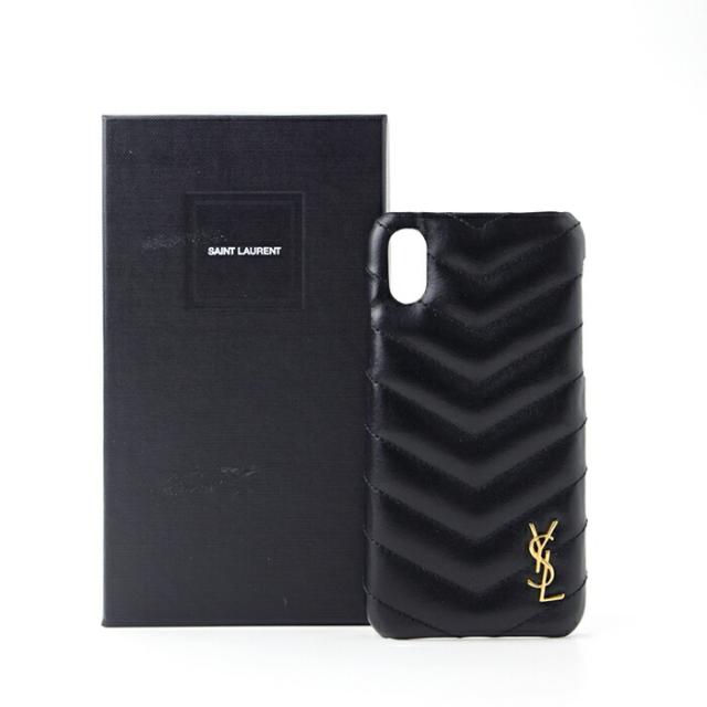 SAINT LAURENT サンローラン iPhone X Xs ケース 新品 本物保証 ギフト
