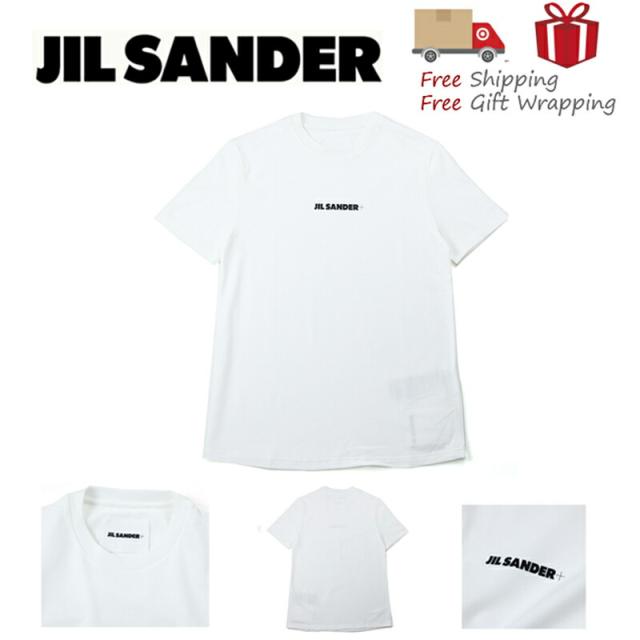 【送料無料】JILSANDER ジルサンダー  ロゴ  Tシャツ J40GC0118 ホワイト 新品ギフト ラッピング プレゼント プレゼント ギフト 贈り物 無料 ラッピング 包装