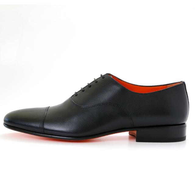【送料無料】SANTONI サントーニ  シューズ  ブラック ビジネスシューズ 8 新品 ギフト プレゼント プレゼント ギフト 贈り物 無料 ラッピング 包装の通販は